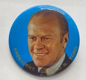 Pin retroceso vintage de campaña President Gerald R. Ford botón político - Imagen 1 de 2