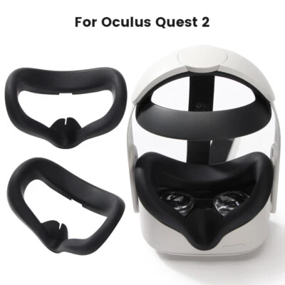 Neu für Oculus Quest 2 Kissen Face Cover Halterung Schutzmatte VR Zubehör - Bild 1 von 4