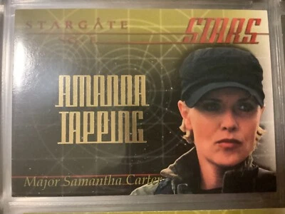 STARGATE SG-1 STARS CARD S3 MAJOR SAMANTHA CARTER 2000 RITTENHOUSE MGM STUDIOS - Image 1 of 2