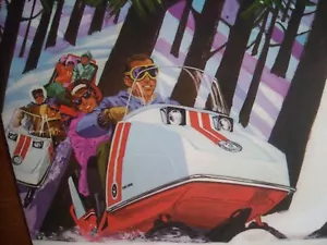 1969 Vintage FOX TRAC Snowmobile Brochure - Picture 1 of 8
