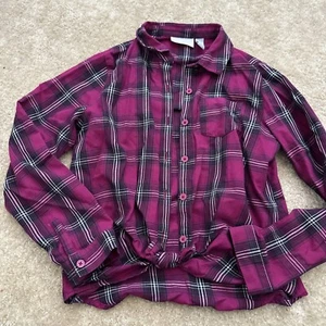 Girls Plaid Shirt Size 10/12 - Picture 1 of 4