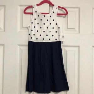 Old navy girls polka dot dress NWT size small 6-7‎ - Picture 1 of 10