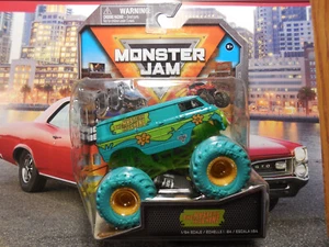 2022 SERIES 23 SCOOBY DOO MYSTERY MACHINE SPIN MASTER Monster Jam TRUCK POSTER - Picture 1 of 3