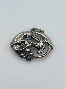 John Hardy Sterling Silver Year Of The Dragon Pin - Picture 1 of 5