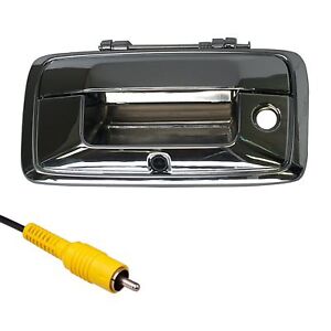 For Chevrolet Silverado/GMC Sierra (16-17) Chrome Tailgate Handle Backup Camera