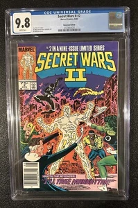 Secret Wars II #2 CGC 9.8 Newsstand! - Brand New Case - Picture 1 of 2