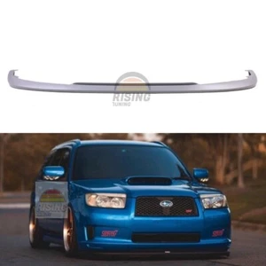 STi Lip for Subaru Forester SG 05-08 Cross Sports Sti Bumper Splitter diffuser - Picture 1 of 9