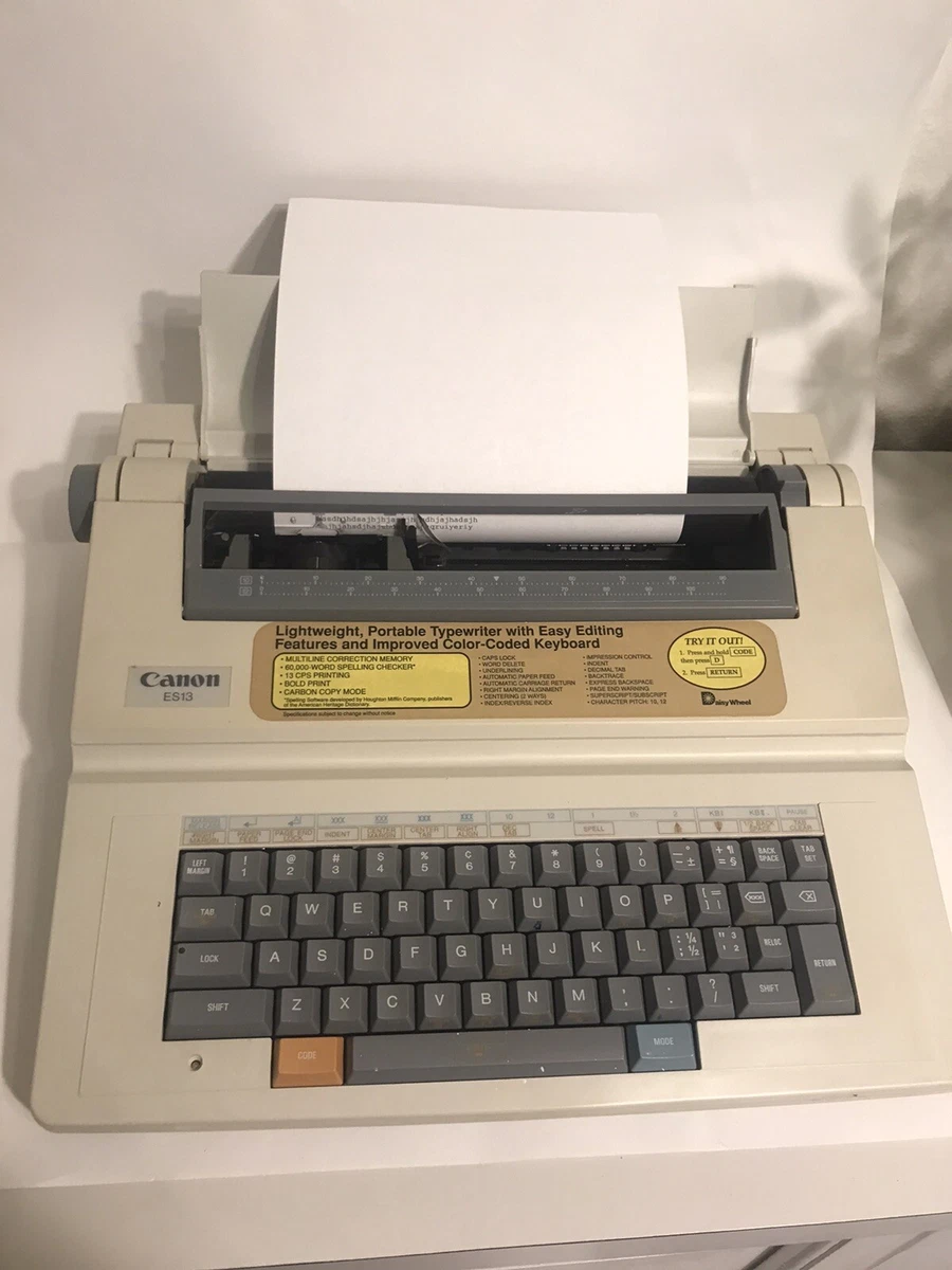 Canon Electric Typewriter for sale | eBay