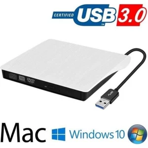 Lecteur Graveur DVD CD Externe USB 3.0 Ultra Slim Enregistreur Portable USB RW - Afbeelding 1 van 4