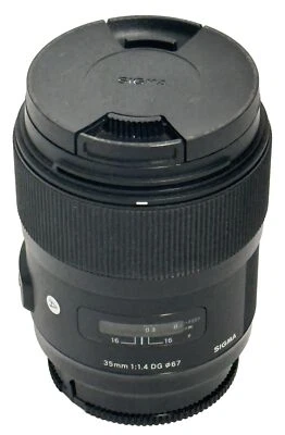 SIGMA ART 35MM 1:1.4 DG AF LENS FOR SONY A MOUNT - Image 1 of 4
