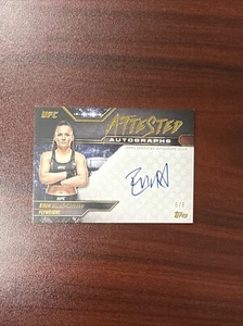 Autógrafos certificados 2024 Topps UFC Knockout Erin Blanchfield dorado automático 6/8 SSP - Imagen 1 de 3