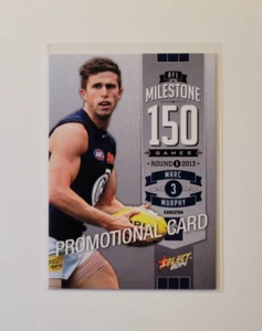 2014 AFL SELECT CHAMPIONS PROMO CARD CARLTON BLUES MARC MURPHY - Picture 1 of 1