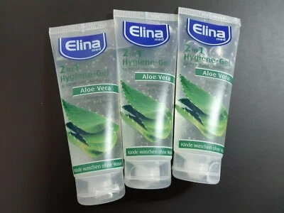 EINA MED * Abverkauf!! 3x ELINA MED 2 in 1 Hygiene - Gel Aloe Vera 75 ml NEU