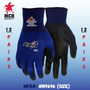Ninja® Lite Work Gloves - 1 DOZEN - (#N9696) - MCR Safety - Picture 1 of 6