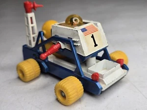 1970s Corgi Toys James Bond 007 Moonbuggy Diamonds Are Forever Blue Vintage Coll - Picture 1 of 19
