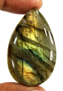 Piedra envolvente de alambre de piedra de cabina de piedras preciosas sueltas de labradorita natural 98,20 quilates - 10284 - Imagen 1 de 3