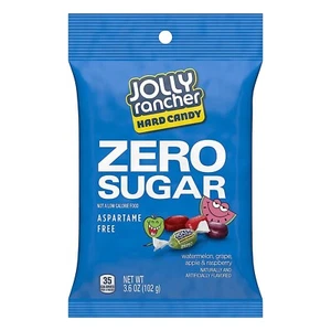 JOLLY RANCHER 12 BAGS (3.6 Oz each) Zreo Sugar Fruit Individually Wrapped Candy - Picture 1 of 1