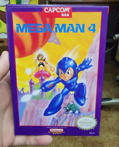NES - Mega Man 4 Box and Inserts Only Amazing Condition