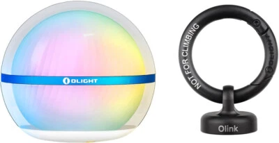 Olight Sphere Ambient Light + Olink, App Control, 360° Lighting, 75 Lu, RGB LEDs