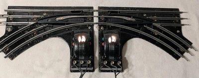 Lionel 1121 Post War 027 Gauge Switch Track Pr. Left & Right w/ Control - RTR  - Image 1 of 4