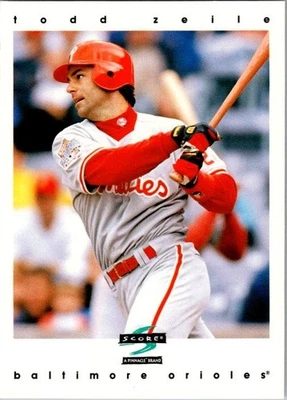 1997 Score - Todd Zeile #257 - Tarjeta de béisbol única Foto 1 de 2