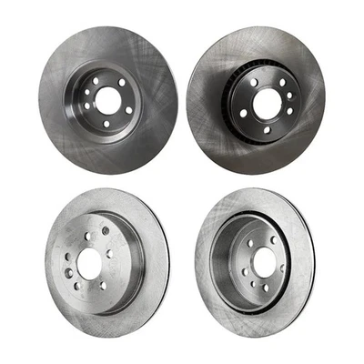 For Land Rover LR2 2008-2012 Brake Discs Front And Rear | 4-Wheel Set | Natural Foto 1 de 4