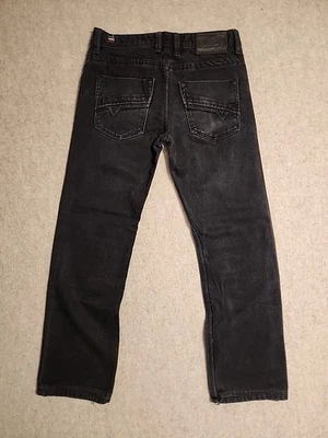 DIESEL TIMMEN 31 x 30 JEANS  Made in ITALY 008LK  black slim straight - Image 1 of 4