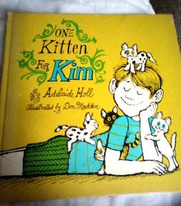 Vintage 1969 Kinderbuch - Ein Kätzchen für Kim, von Adelaide Holl. - Bild 1 von 12