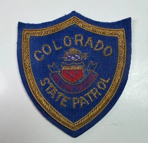 Parche de lingotes de 3,25" de policía CO de la Patrulla Estatal de Colorado S4A - Imagen 1 de 3