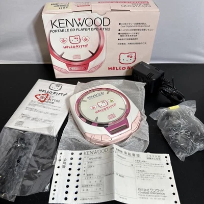 Kenwood DPC-KT102 Portable CD Player Sanrio Hello Kitty Model Original Box - Image 1 of 4