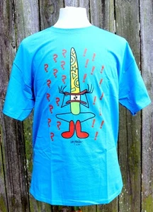 NOS 2014 Larry Marder Beanworld Prof Garbanzo Graphitti T-Shirt - mehrere Größen - Bild 1 von 7