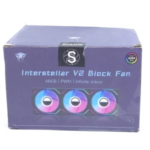 Interstellar Cooling Fans Black Aura RGB Chain Cooler - Picture 1 of 6