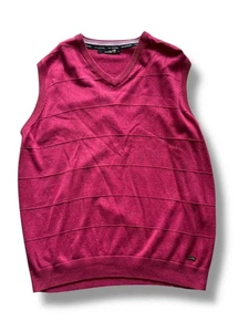 Colin Montgomery Burgundy Golf Sweater Vest XL Excellent Condition - Picture 1 of 6