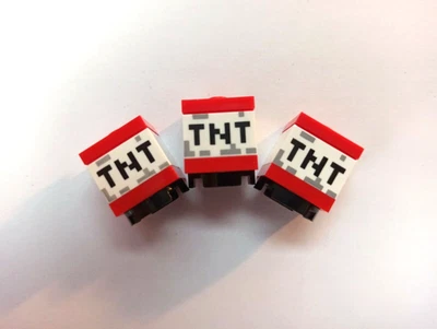 Lego Minecraft TNT - 3x TNT Block - Neu - Aus 21116, 21113, 21159, usw. - Bild 1 von 2