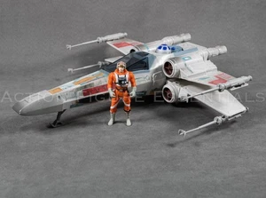Star Wars The Power of the Force Electronic X Wing Fighter Plus Luke Pilot 1995 - Picture 1 of 14