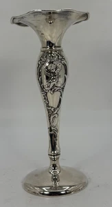 Mauser Cherub Bud Vase Sterling Silver  Art Nouveau Antique 147 Grams READ - Picture 1 of 17