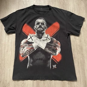 CM Punk WWE Wrestling 2013 Tshirt Mens Size L Rare - Picture 1 of 6