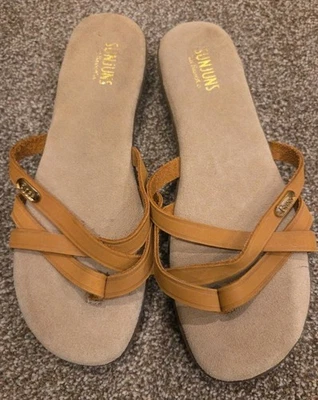 G.H. Sunjuns Bass Sharon Strappy Flat Comfort Sandals Womens Size 8 - Image 1 of 4