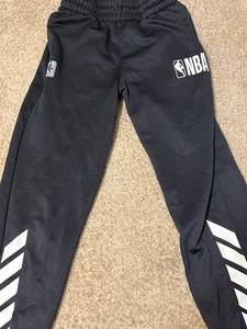 NBA SweatPants Black NBA Logo Boys Size Small (8) Basketball - Picture 1 of 2