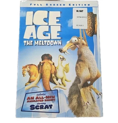 Ice Age The Meltdown (DVD, 2006) полноэкранный + чехол - включает короткие царапины - Изображение 1 из 3