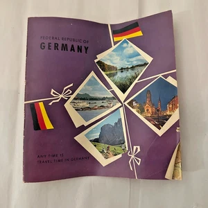 VINTAGE Federal Republic of Germany Travel Guide Booklet Resource Maps - Picture 1 of 10