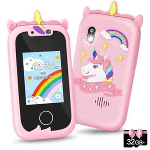 Kids Smart Phone Toys for Girls Ages 3-7 with Dual Camera - Toddler Phone Toy... - Picture 1 of 9