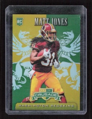 2015 Panini Rookies & Stars #CR28 Matt Jones RC Crusade Green #'d /5 - Image 1 of 2
