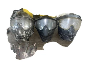 JT Paintball Black/Green Face Mask/Visor/Goggles Shield ~ Adult  - Picture 1 of 9
