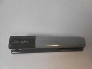 VINTAGE SWINGLINE STAPLER BLUISH GREY TESTED MADE IN USA - Picture 1 of 6