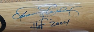 NICE Authentic Autograph Oakland A's Dennis Eckersley HOF 2004 Official Bat JSA - Picture 1 of 4