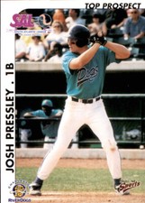 2000 South Atlantic League Top Prospect Multi-Ad #23 Josh Pressley Ft Lauderdale
