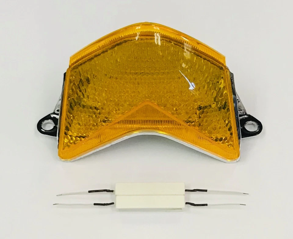 Sinais integrados 05-06 ZX6RR 636, 06-07 ZX10R LED AMARELO lanterna traseira - Imagem 1 de 4