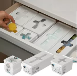 INOMATA Kreuz Aufbewahrungsbox Tissue Schreibtisch Toilettenpapier Küche Made in Japan - Bild 1 von 8