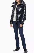 calvin klein glossy puffer jacket